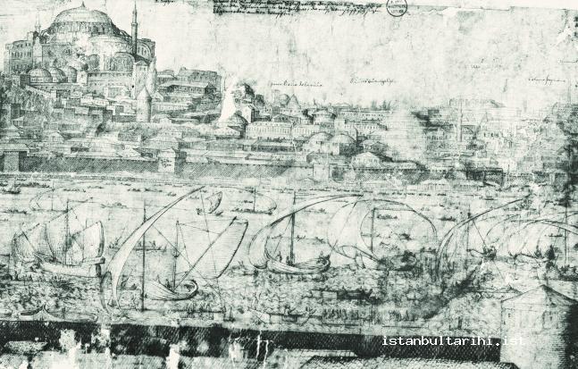 3- İstanbul’un Osmanlılar tarafından fethinden sonra tesis edilen ilk nahiyelerinden Ayasofya (XVI. yüzyıl), (Lorichs)