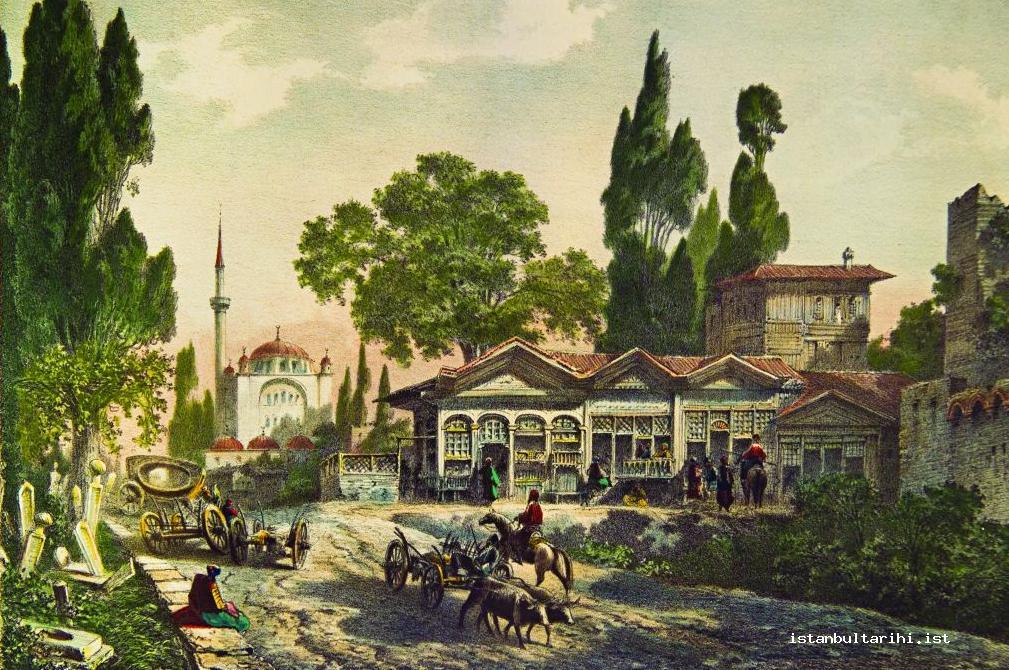 6- İstanbul’un ilk nahiyelerinden Topkapı (Flandin)