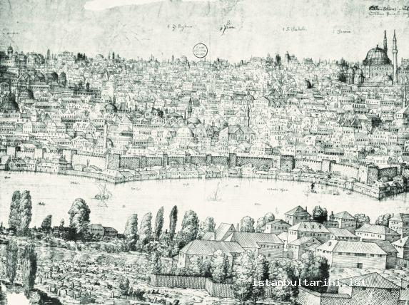 8- Haliç’in iki yakası Yavuz Sultan Selim, çevresi ve karşısı (Lorichs)