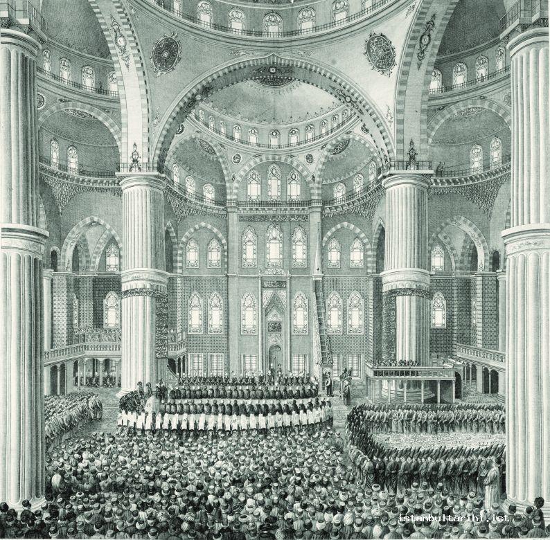 14- Sultanahmet Camii’nde mevlit töreni (d’Ohsson)