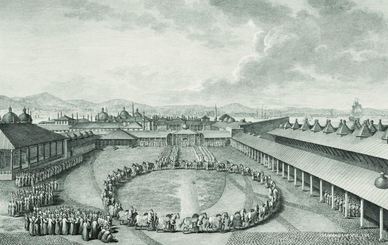 17- I. Abdülhamid döneminde Topkapı Sarayı’nda bayram merasimi (d’Ohsson)