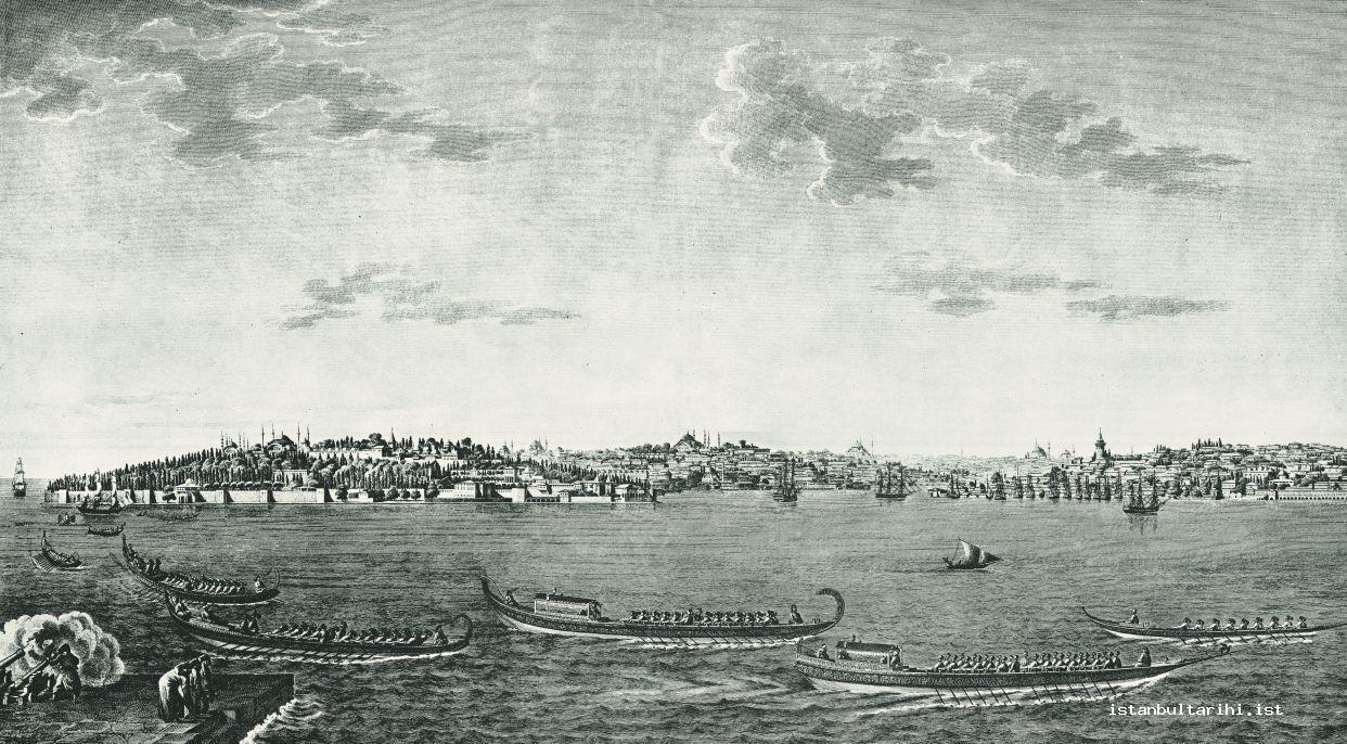 3- III. Selim saltanat kayığında (Melling)