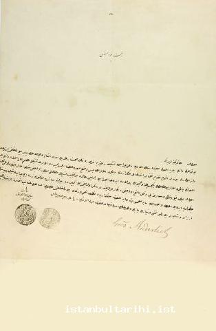 7- Beyoğlu ve Tarabya’da olduğu gibi Adalar’da da belediye kurulması ve birbina inşa edilmesi hakkında Adalar muhtarlarının yazısı, 3 Temmuz 1867 (BOA,A. MKT. MHM, nr. 387-A/55)