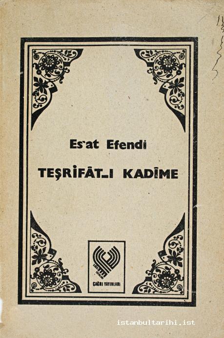 3a- Esad Efendi’nin <em>Teşrifât-ı Kadîme adlı eseri</em>