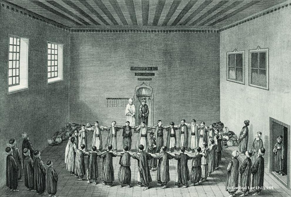 11- Rifâî dervişlerinin Halvetî Devrânı Âyini (d’Ohsson)