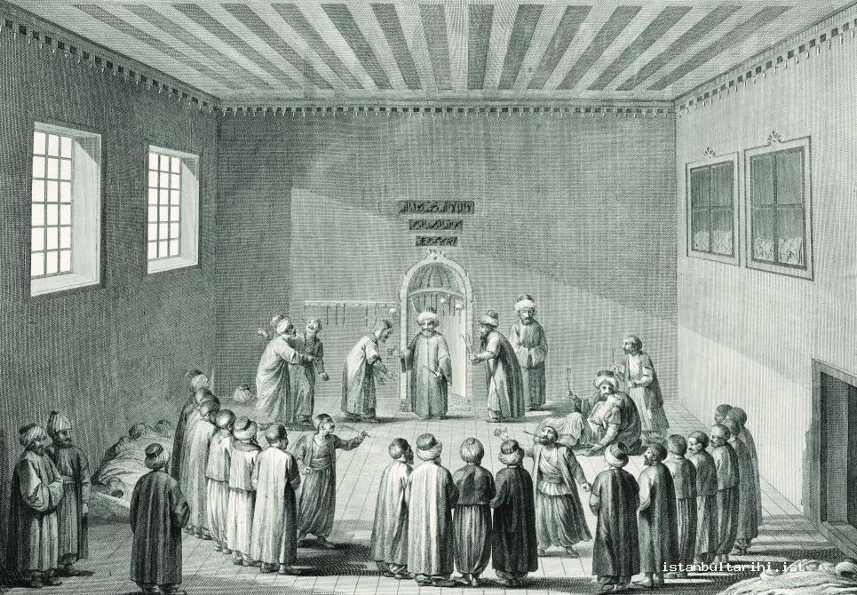 12- Rifâî dervişlerinin tığ, zincir, cenbiye vb. ile gerçekleştirdikleri âyinler (d’Ohsson)