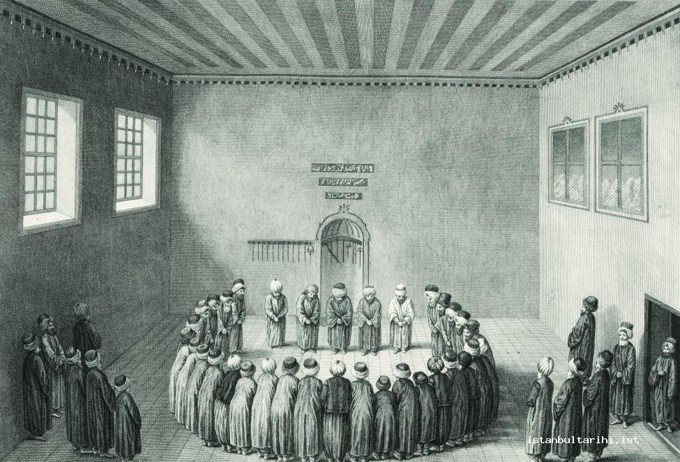 6- Rifaî dervişlerinin Kıyamî Âyini (d’Ohsson)